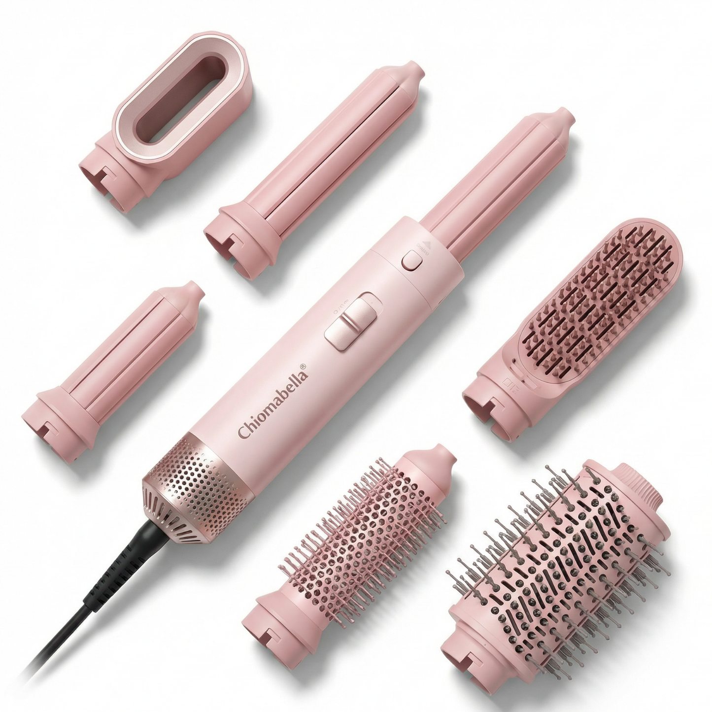 Chiomabella® Asciugacapelli AirStyler – 5 in 1 Rosa