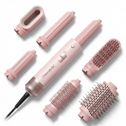 Chiomabella® Asciugacapelli AirStyler – 5 in 1 Rosa
